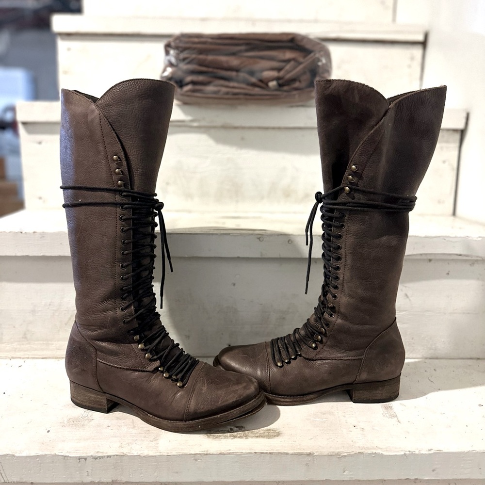 Joie “Refugee” Italian leather boots